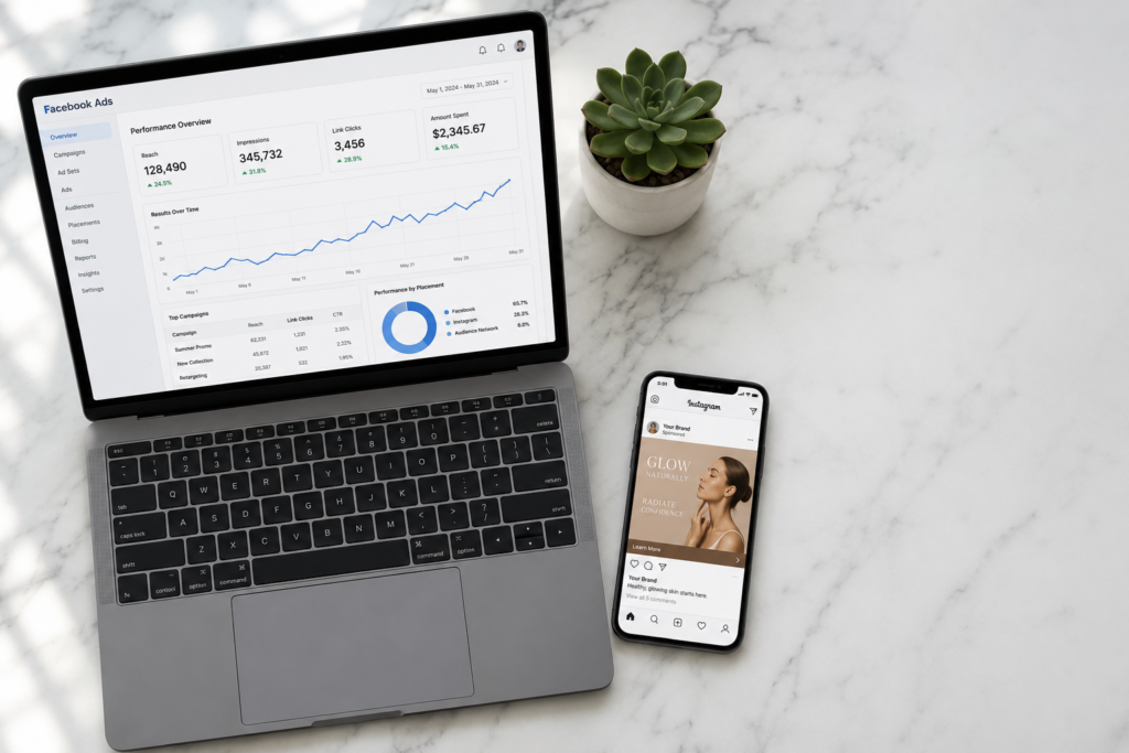 Med Spa Paid Advertising - Google, Instagram and Facebook